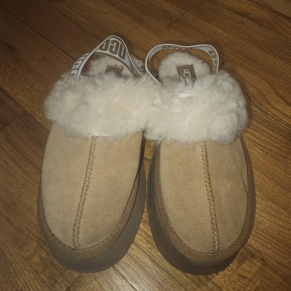 UGG®Funkette Slingback Platform Slippers